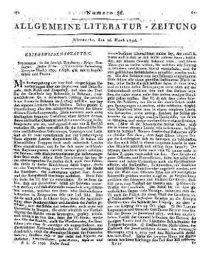 1796: Allgemeine Literatur-Zeitung