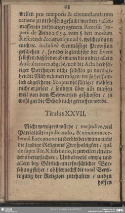 Titulus XXVII.