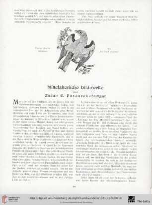 5/6: Mittelalterliche Bildwerke