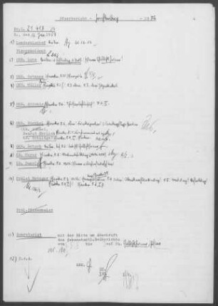Forchtenberg: Visitationsbericht mit Pfarrbericht 1956