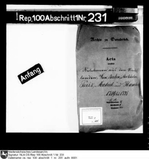 Relationen aus den Niederlanden, Wien, Berlin, Stockholm, Paris, Madrid, und Hamburg