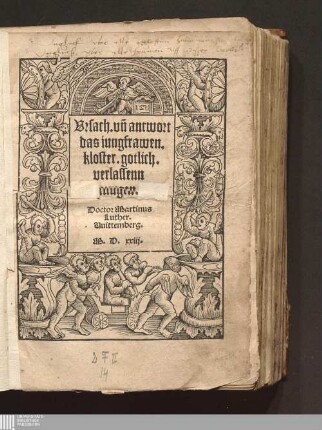 Vrsach. vn[d] antwort das iungfrawen. kloster. gotlich. verlassenn mugen
