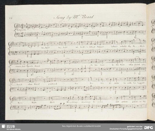 Song: Behold on Lethe's dismal Strand