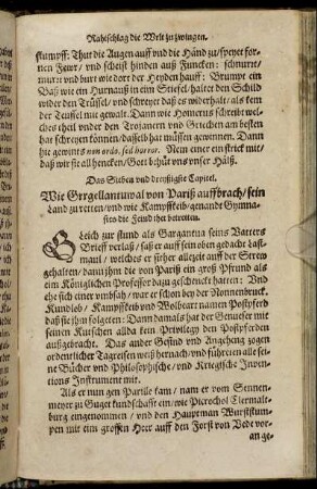 Das Sieben und dreyßigste Capitel.