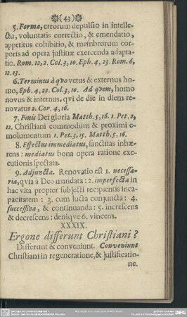 XXXIX. Ergone differunt Christiani?