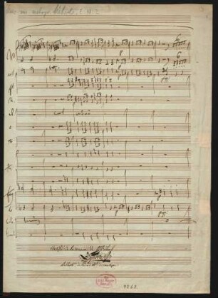 Instrumentalstücke. Fragmente; orch; d-Moll