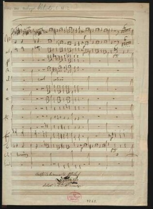 Instrumentalstücke. Fragmente; orch; d-Moll