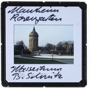 Mannheim, Wasserturm,Mannheim, Friedrichsplatz