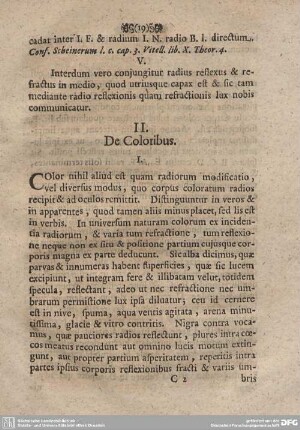 II. De Coloribus.