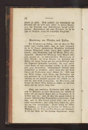 Wanderung von München nach Passau