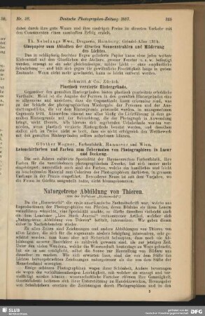 Naturgetreue Abbildung in Thieren