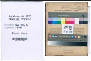 Entnazifizierung Kaete Ferrier, geb. 21.02.1909 (Geschaeftsinhaberin)