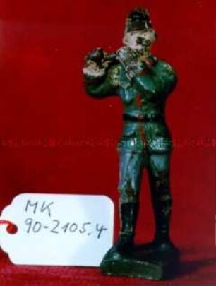 Soldat aus Spielmannszug, Flötenspieler
