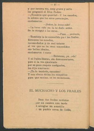 El muchacho y los frailes