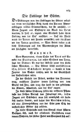 Die Lieblinge der Götter