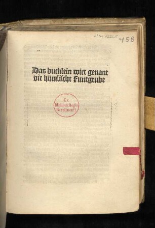 Die himmlische Fundgrube
