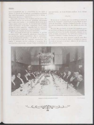 [Fotografía de] Banquete al señor Carlos Rey de Castro