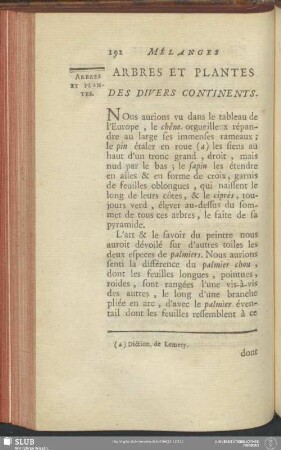 Arbres Et Plantes Des Divers Continents