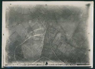 Foto des Geländes um Lindenhoek südwestlich von Ypern (Luftbild)