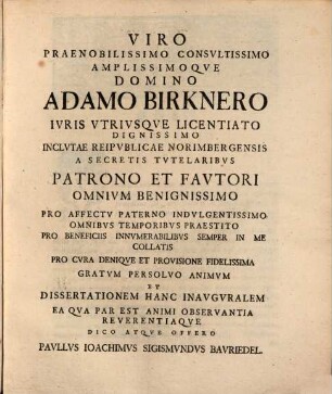 Dissertatio inauguralis de discrimine et convenientia philosophiae ac theologiae