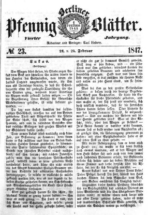 No. 23, 24. u. 25. Februar