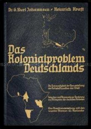 Abhandlung über die Notwendigkeit von Kolonien für das Deutsche Reich