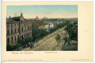 Schulitz. Bahnhofstraße