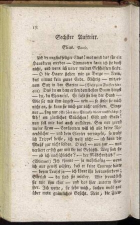 Sechster Auftritt. - Zehnter Auftritt.