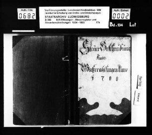 Steuerbeschreibungen und Steuerregister im Amt Wasseralfingen