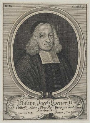 Bildnis des Philipp Jacob Spener