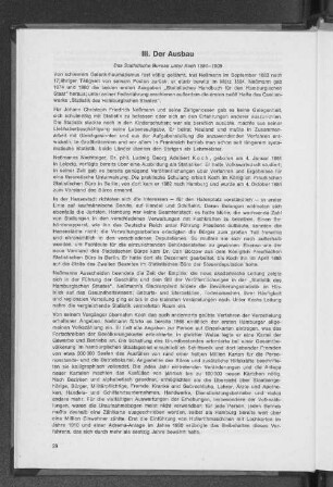 III. Der Ausbau
