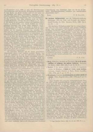 116-120 [Rezension] Burg, Jos., De la vie sociale, politique et religieuse des nations modernes