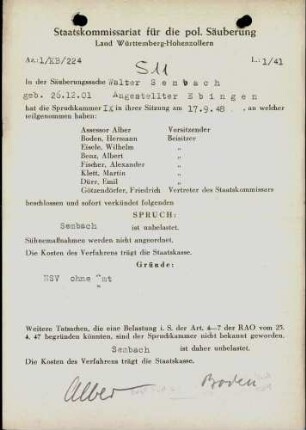Sembach, Walter