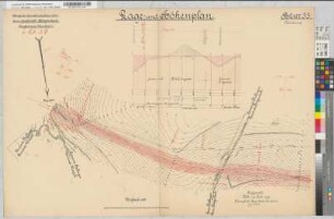 Ausführliche Vorarbeiten Lage- und Höhenplan [der Gemeinden Büllingen und Bütgenbach 310-318] Blatt 33, Abzeichnung