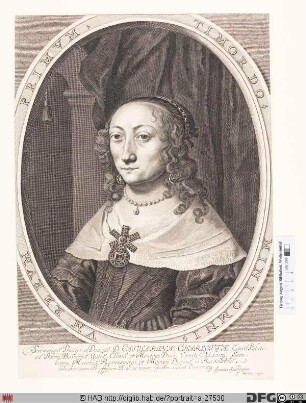 Bildnis Catharina Charlotte, Pfalzgräfin zu Neuburg, geb. Pfalzgräfin zu Zweibrücken