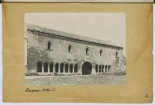 Abtei, Pomposa: Ansicht von Osten (aus: Skizzen- und Fotoalbum 5)