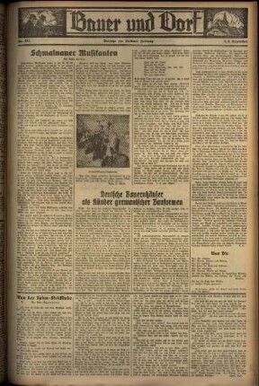 Zweite Ausgabe vom Sonntag, den 08. Dezember 1935.