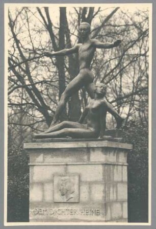 Heine-Denkmal für Frankfurt am Main, 1912/13, Bronze