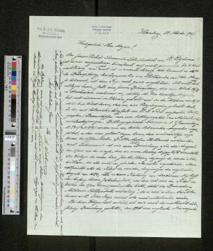 Brief an Georg Friederici