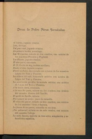Obras de Pedro Pérez Fernández