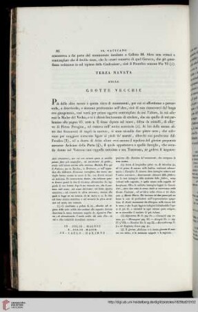Terza navata delle Grotte Vecchie