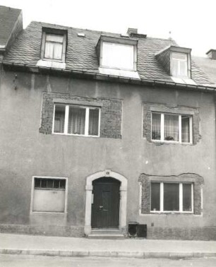 Marienberg, Baderstraße 1. Wohnhaus. Straßenansicht