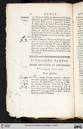Cinquième partie: Armes anciennes et étrageres