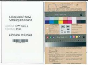 Entnazifizierung Wienhold Lohmann , geb. 20.11.1867 ()