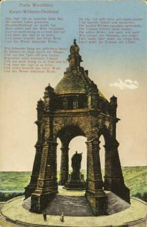 Porta Westfalica - Kaiser-Wilhelm-Denkmal [Weserlied]