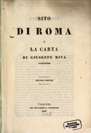 Sito di Roma e la carta