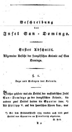 §. 1. Lage und Gränzen der Kolonie.