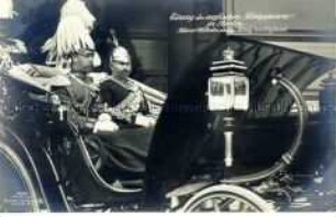 Wilhelm II. mit George V. in einer Kutsche