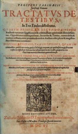 Tractatus de testibus