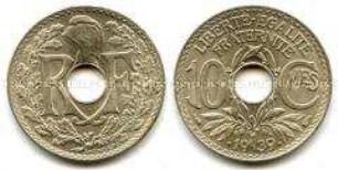 Frankreich, 10 Centimes